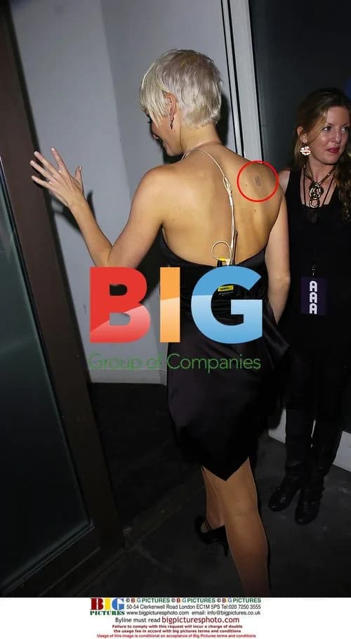 Sarah Harding Exits Sketch Club in London