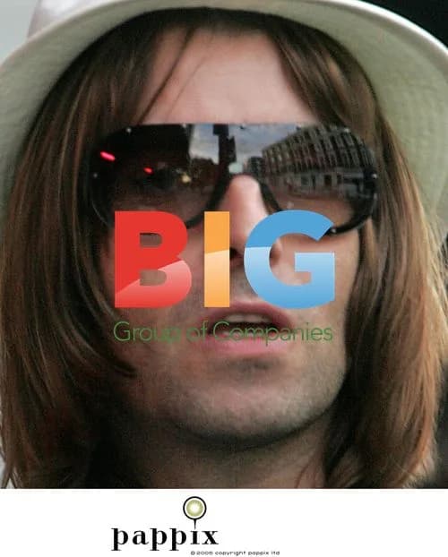 Liam Gallagher Surrounded by Pals at Local Pub