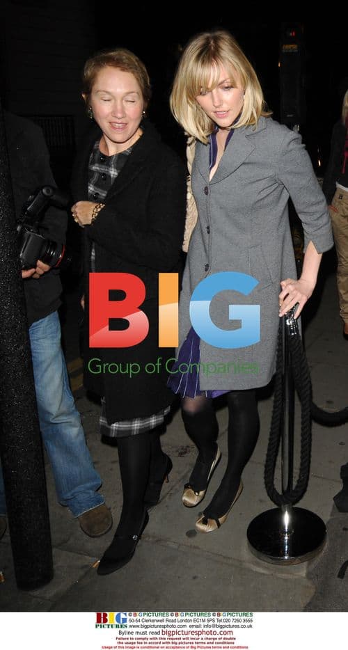 Sophie Dahl leaving Vogue Covers launch