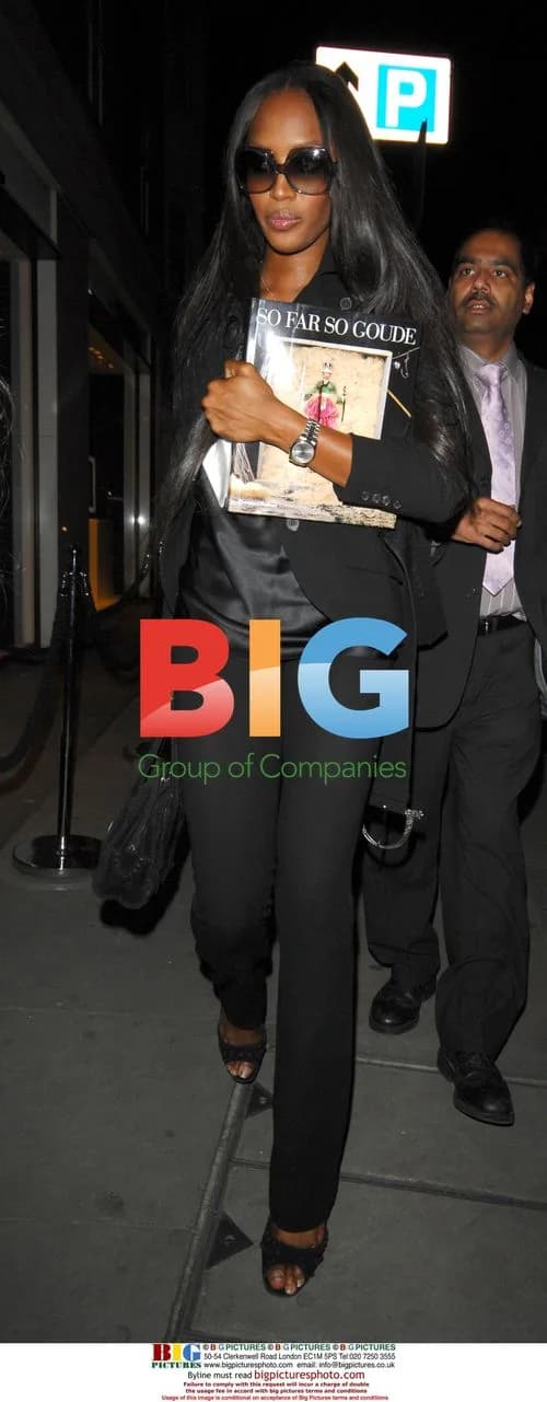 Naomi Campbell leaves Vogue Covers event