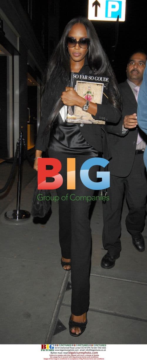 Naomi Campbell leaves Vogue Covers launch