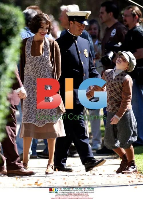 Angelina Jolie on set of "The Changeling"
