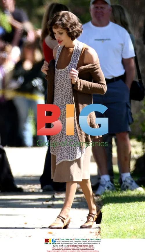 Angelina Jolie on set of 'The Changeling'