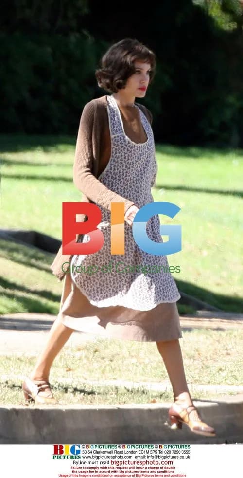 Angelina Jolie on Set of "The Changeling"