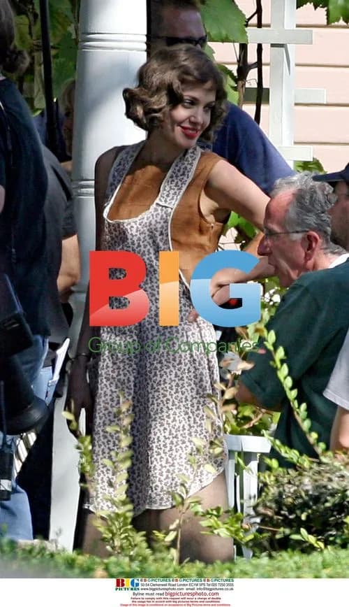 Angelina Jolie on Set of "The Changeling"