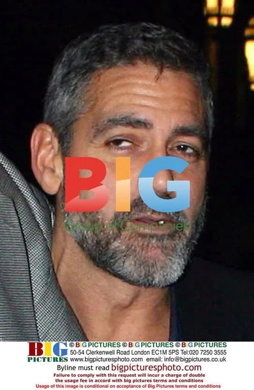 Clooney and Kind Leave Dinner
