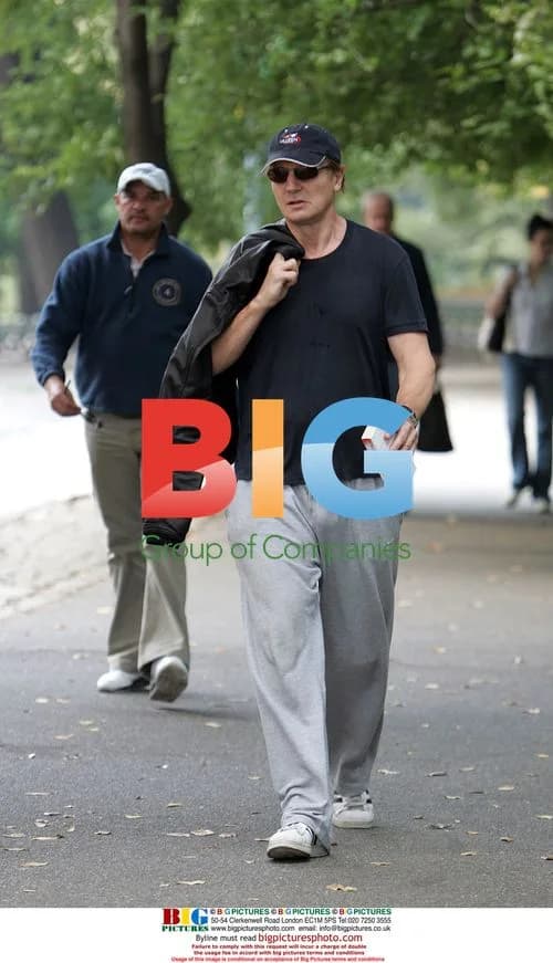 Liam Neeson Strolls in Central Park