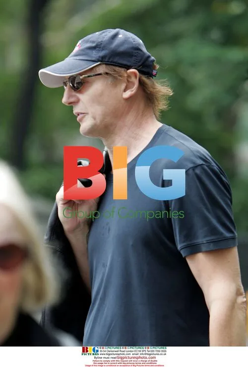 Liam Neeson Strolling in Central Park