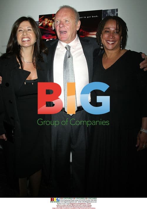 Stella Arroyave, Anthony Hopkins and S. Epatha Merkerson at Slipstream premiere