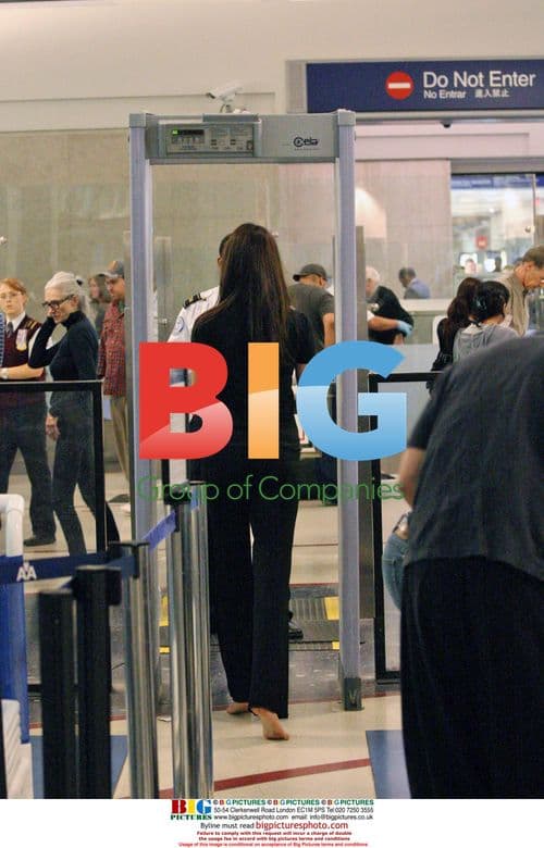 Adriana Lima Departs LAX