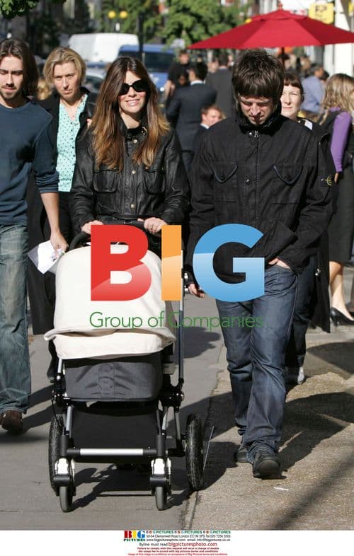Noel Gallagher and Family Out for Walk