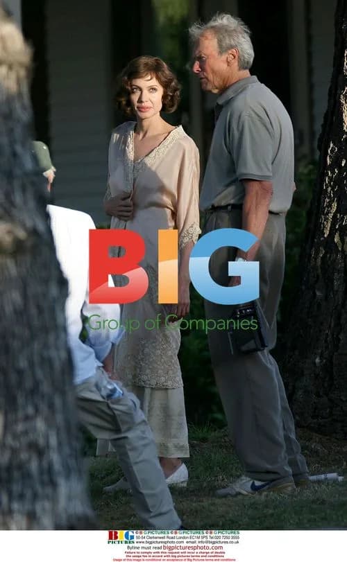 Angelina Jolie on set of "The Changeling"