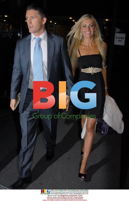 Kerry Katona and Mark Croft at The Late Late Show