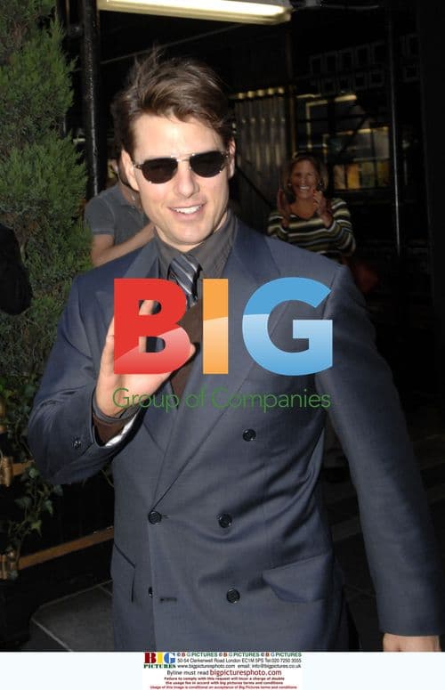 Tom Cruise and Katie Holmes Exit Hotel in NYC