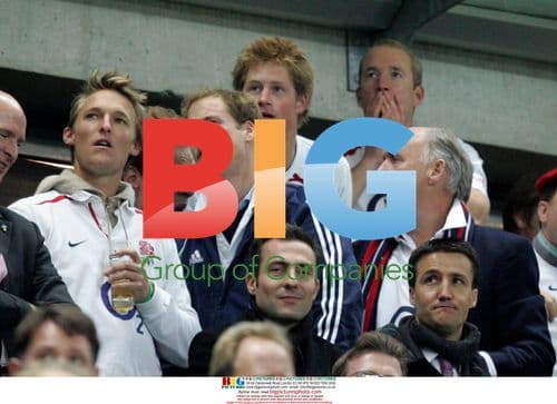 Princes William and Harry at Rugby World Cup 2007