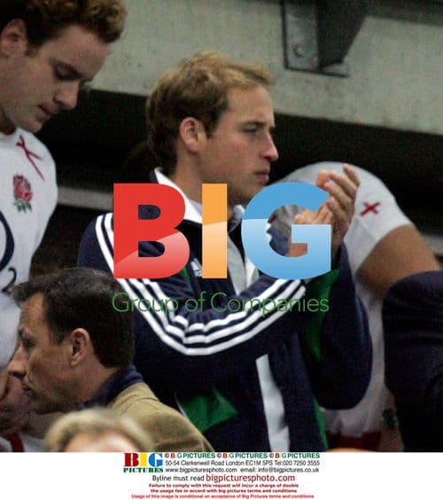 Princes William and Harry at Rugby World Cup 2007