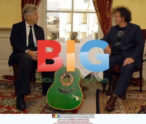 David Lynch and Donovan at Book Photocall
