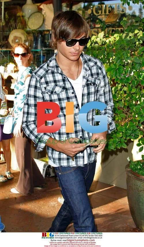 Zac Efron Out in Bel Air
