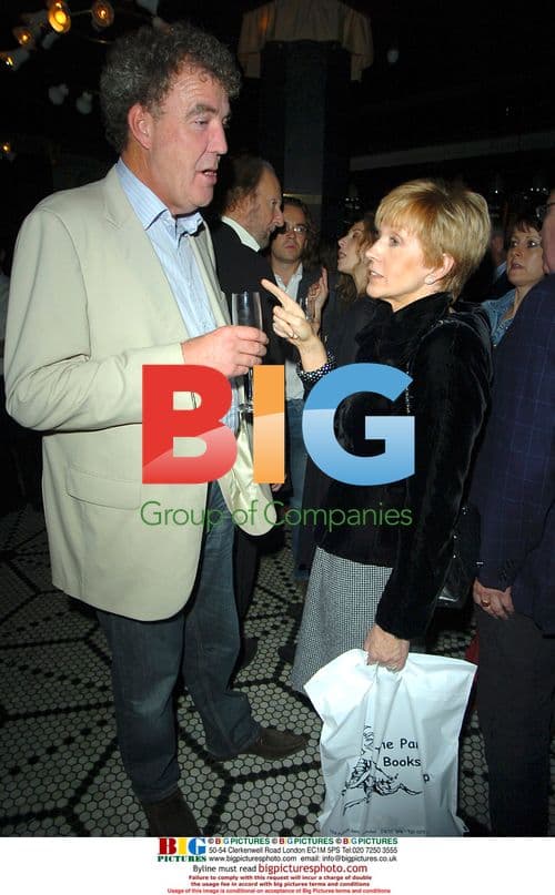 Jeremy Clarkson and Anne Robinson at book launch