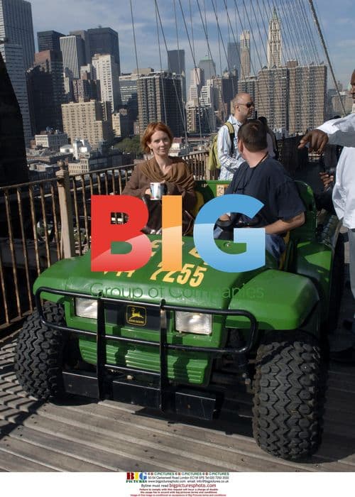 Cynthia Nixon on 'Sex and the City' movie set