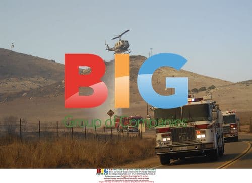 Firefighters battle Harris Fire in California