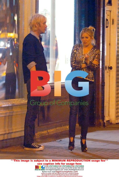 Sienna Miller and Rhys Ifans Enjoying a Night Out