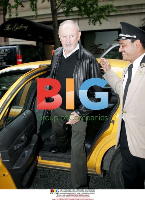 Gene Hackman Giving Tip to Doorman