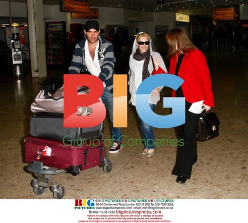 Kylie Minogue Arriving at London Airport