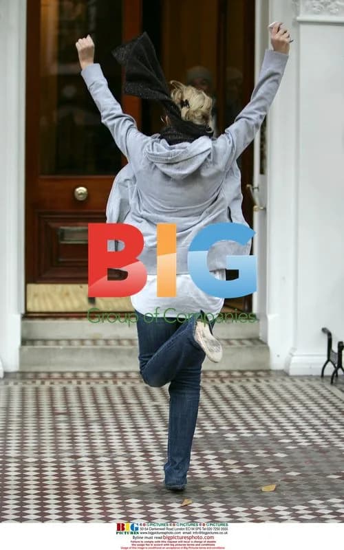 Kylie Minogue Jumps for Joy