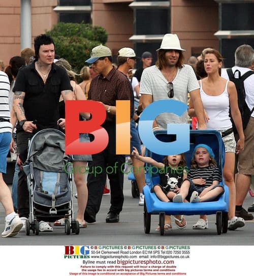 Liam Gallagher's Disneyland Family Outing
