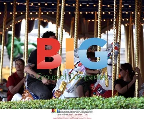 Liam Gallagher Family Disneyland Holiday