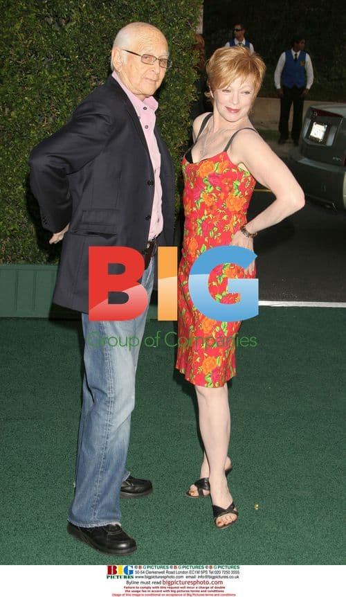 Norman Lear and Francis Fisher at Environmental Media Awards