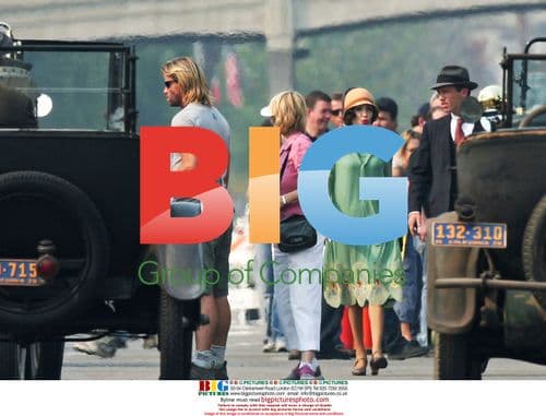 Angelina Jolie and Jeffrey Donovan filming with Clint Eastwood