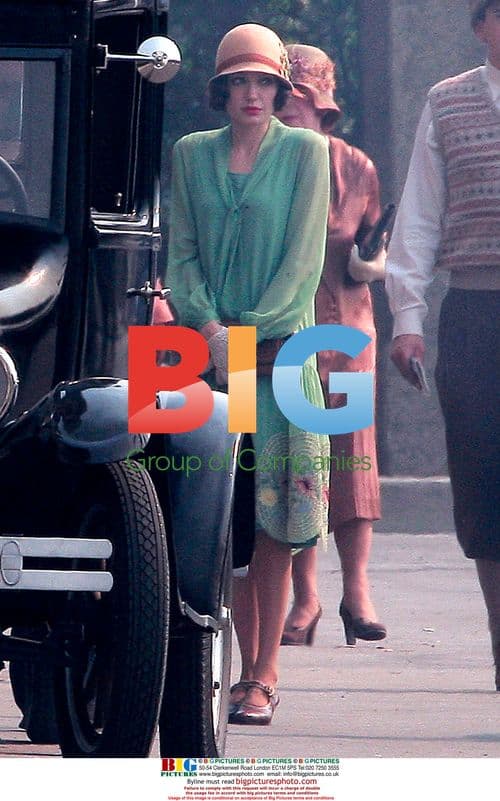 Angelina Jolie on set of The Changeling