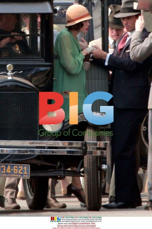 Angelina Jolie on set of 'The Changeling'