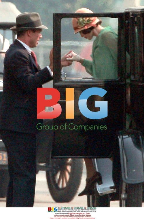 Angelina Jolie on set of 'The Changeling'