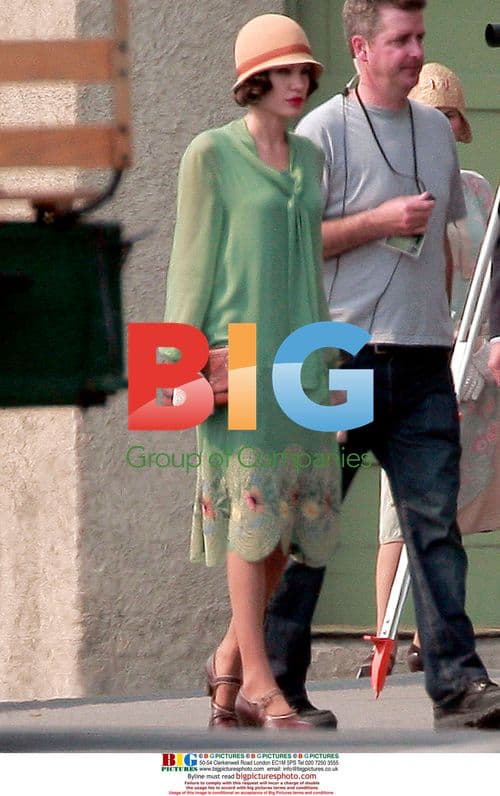 Angelina Jolie on set of 'The Changeling'