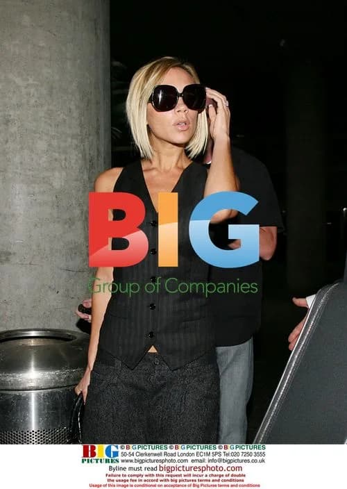 Victoria Beckham Arrives at LAX