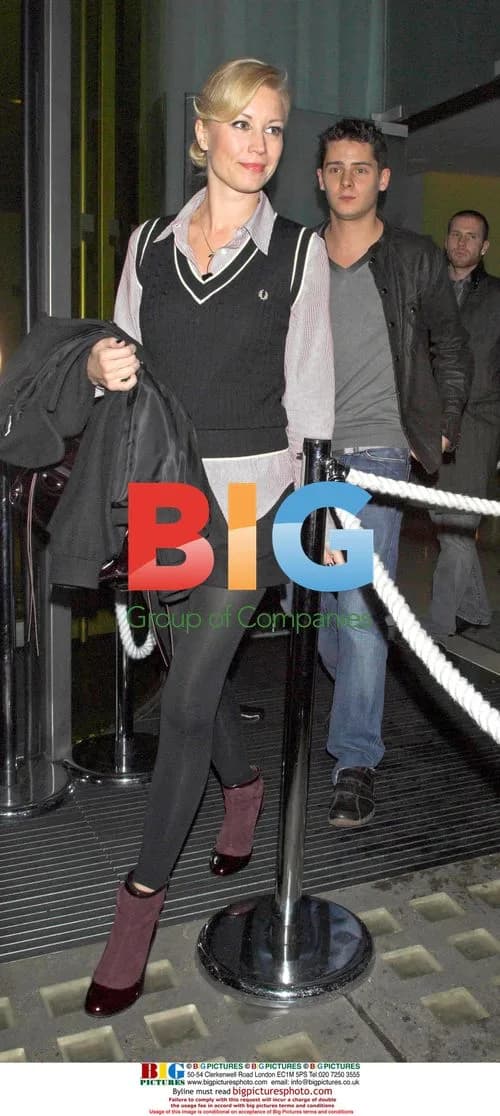 Denise Van Outen and Chris Parker at Bungalow 8