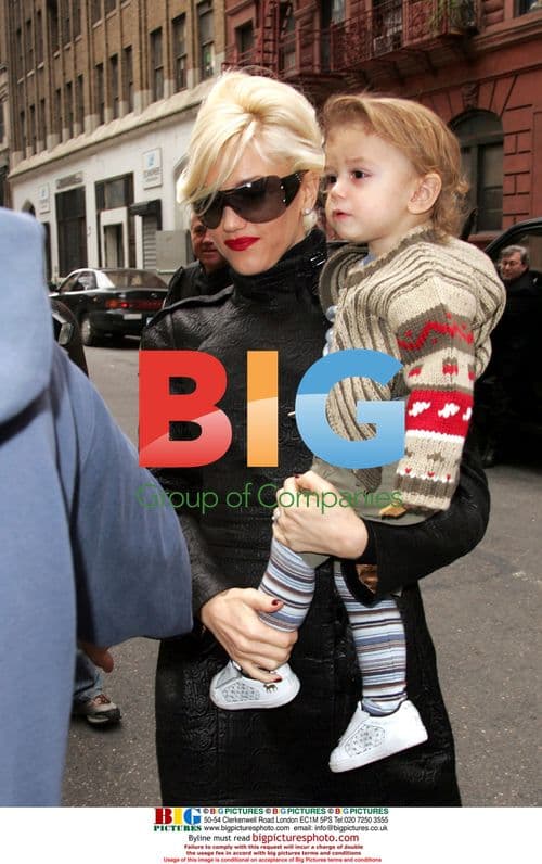 Gwen Stefani Rehearses with Son