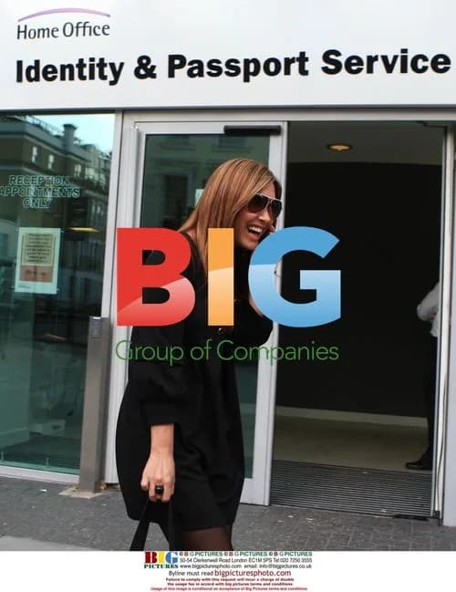 Myleene Klass Leaves Passport Application for Baby
