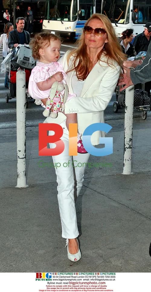 Geri Halliwell with daughter Bluebell at LAX