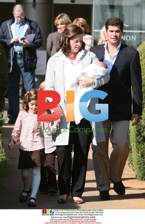 Princess Alexia and Carlos Morales with Daughter Amelia