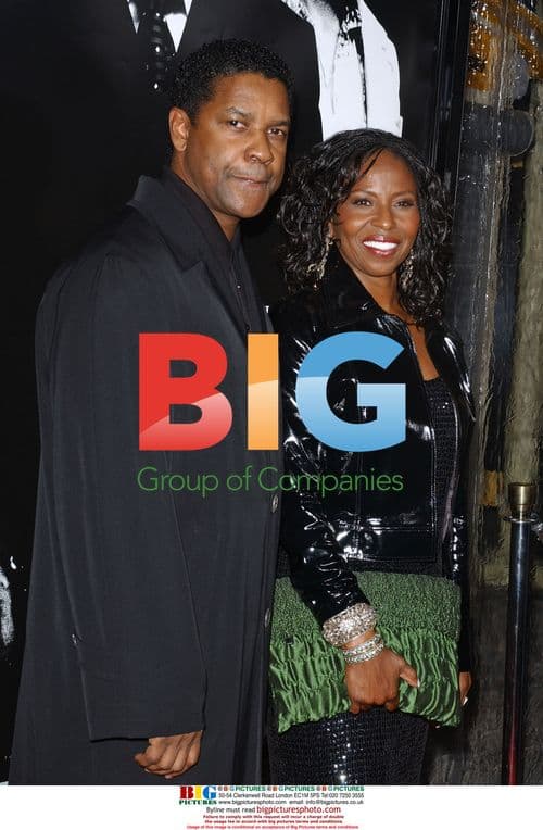 Denzel Washington and Pauletta Washington at American Gangster Premiere