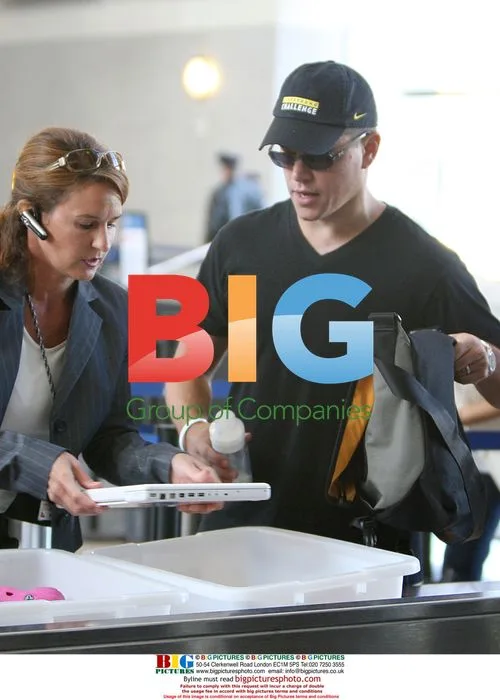 Matt Damon and Family Depart LAX