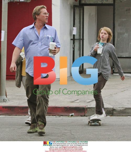 Val Kilmer and Son Jack Out Shopping