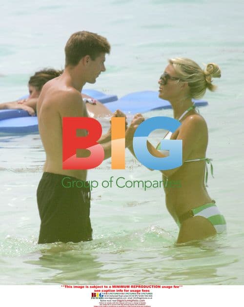 Steven Gerrard and Alex Curran on Honeymoon