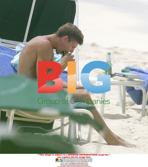 Steven Gerrard and Alex Curran on Honeymoon