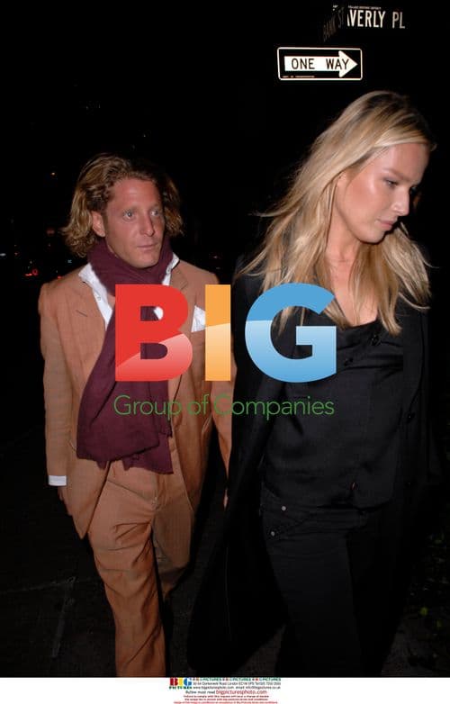 Veronica Varekova and Lapo Elkann in NYC