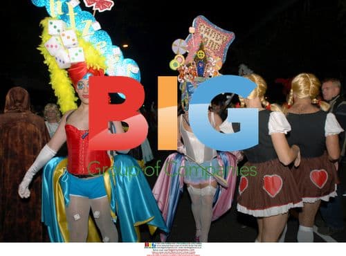 Drag Queens Pose Before DC High Heel Race